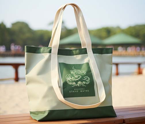 Celebrate the Dragon Boat Festival with a Waterproof Canvas Tote Bag!