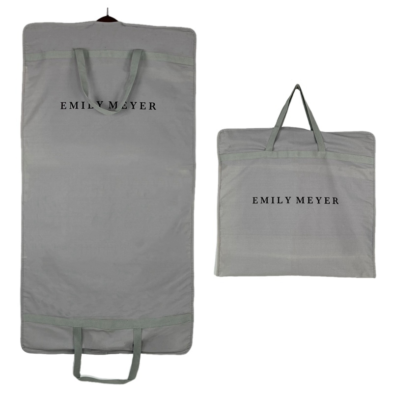 High Quality Canvas Suit Garment Cover Bag With Custom Logo