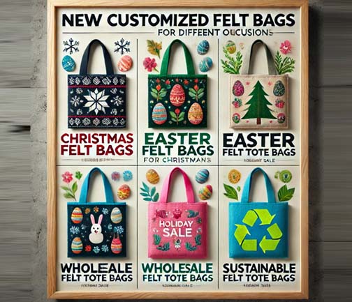 New Product Release: Customized Felt Bags for Every Occasion