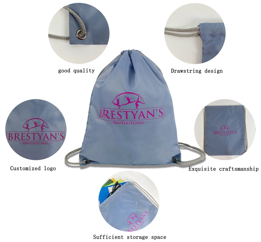 Waterproof Grey Oxford Bags for Travel