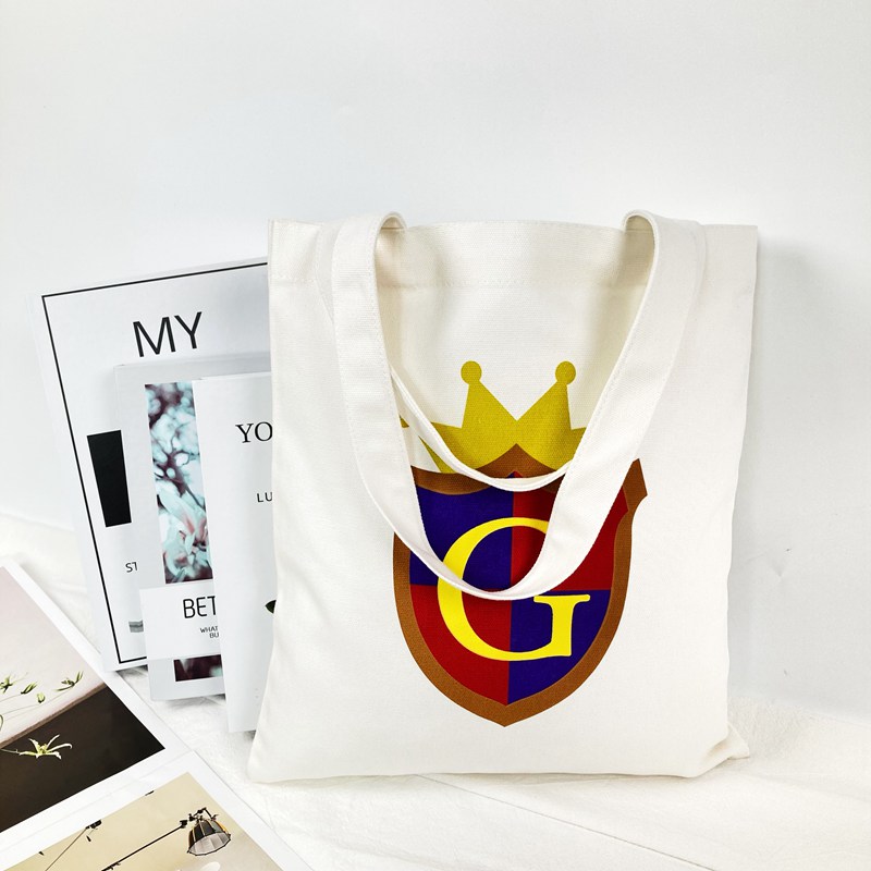 Factory Direct Printed White Canvas Tote Bag