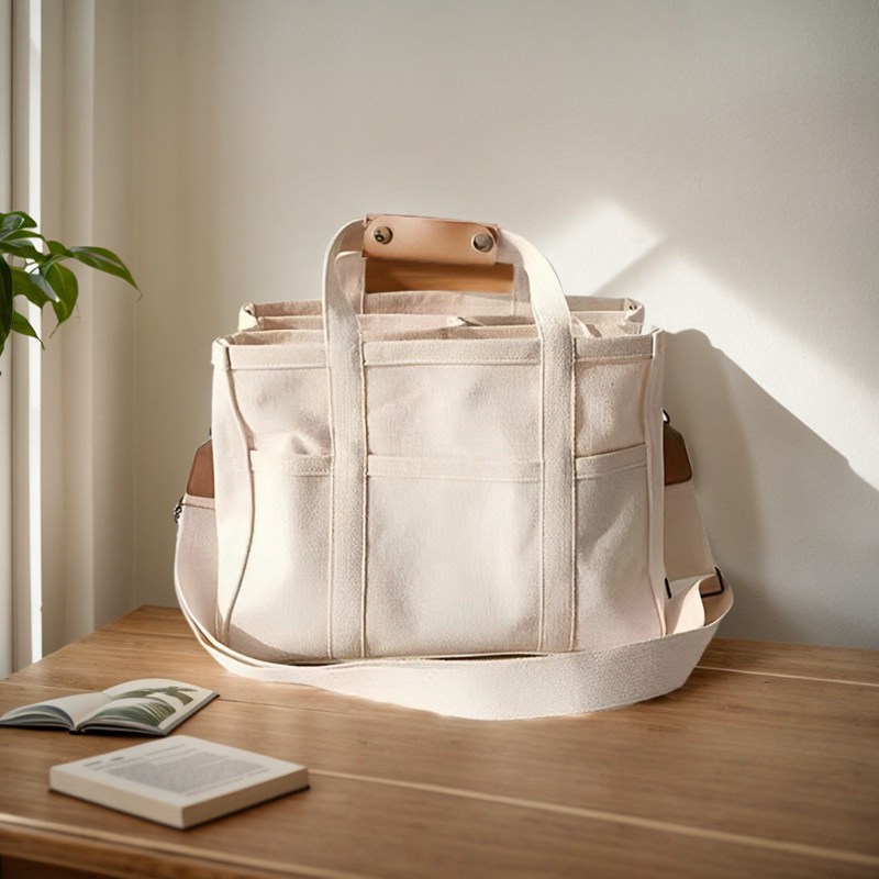 Stylish Canvas Diaper Bag