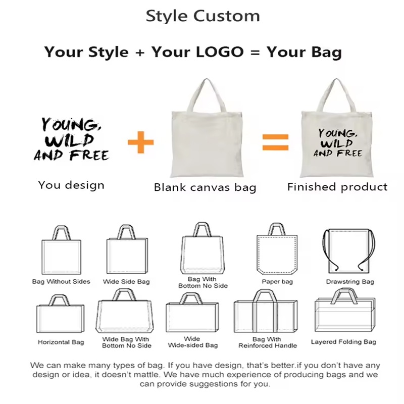 ODM Canvas Tote Bags for Brands