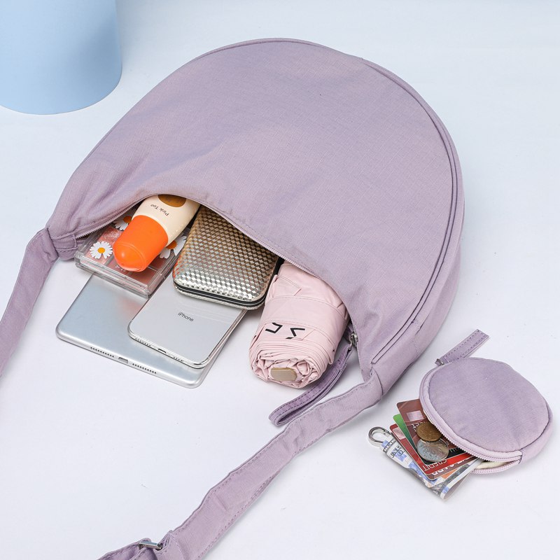 Crossbody Bag with Earphone Pouch